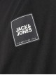 Чоловіча чорна футболка з принтом Jack Jones