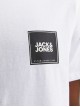 Чоловіча футболка з принтом Jack Jones білого кольору