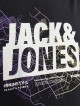 Чоловіча чорна футболка з принтом Jack Jones