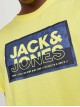 Чоловіча жовта футболка з принтом Jack Jones