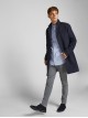 Чоловіча світло-синя сорочка Slim Fit від Jack Jones з довгим рукавом