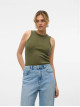 Жіночий топ Dark Olive від Vero Moda - стильний вибір для сучасних жінок