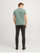 Чоловіче поло Jack Jones в зеленому кольорі Slim Fit