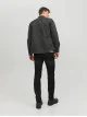 Чоловіча сіря джинсова сорочка з довгим рукавом Jack Jones Slim