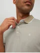 Чоловіча бежева поло футболка Jack Jones Slim Fit